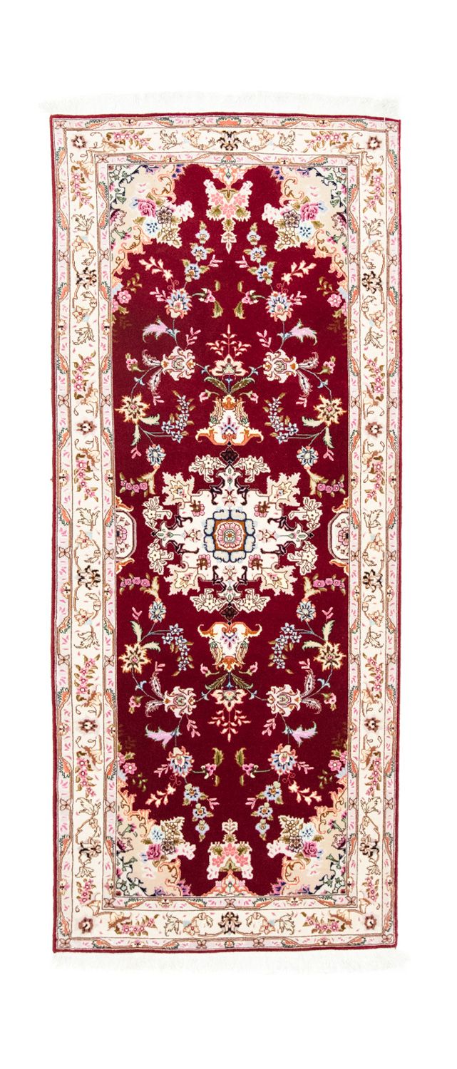 Løber Persisk tæppe - Tabriz - Royal - 200 x 83 cm - rød