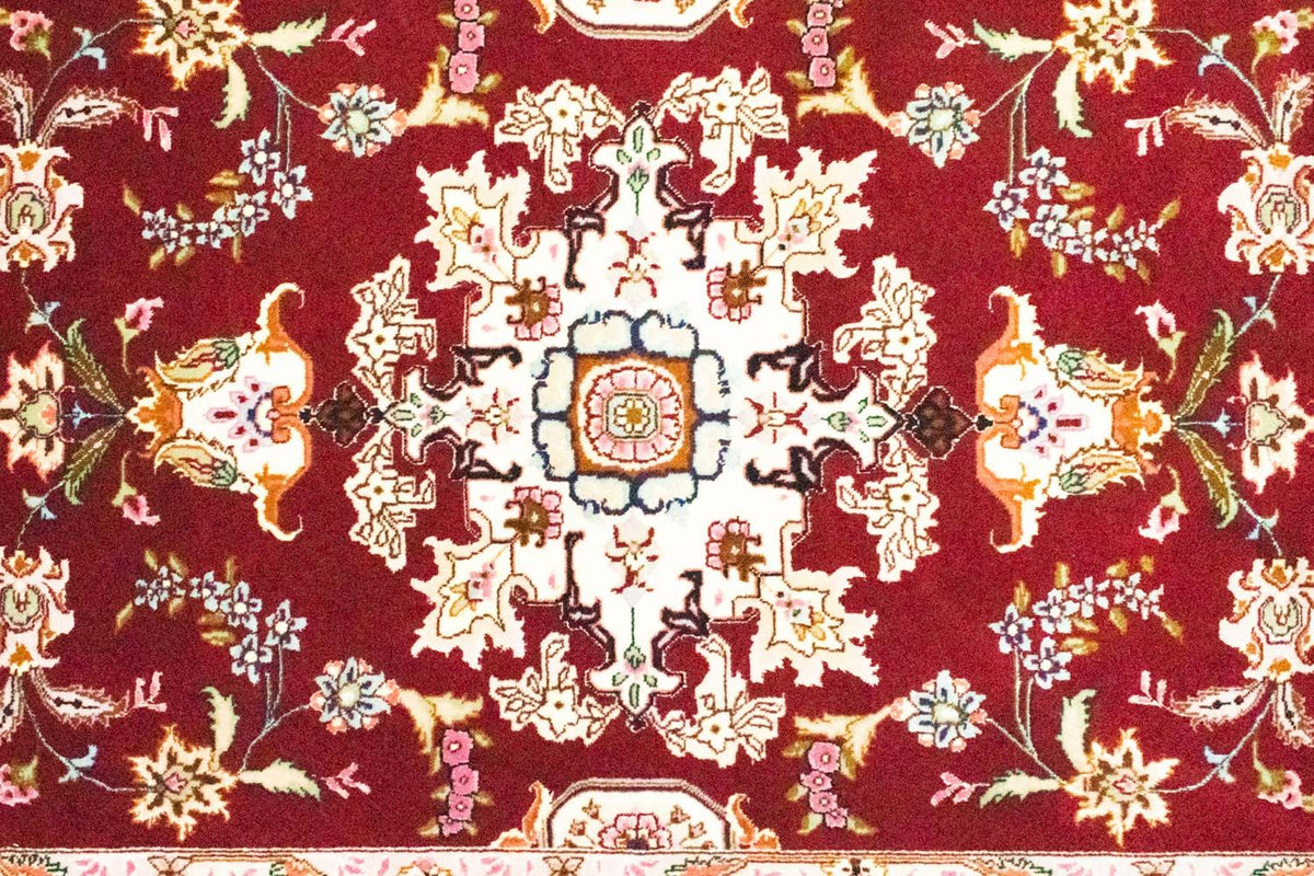 Løber Persisk tæppe - Tabriz - Royal - 202 x 81 cm - rød