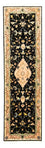 Løber Persisk tæppe - Tabriz - Royal - 290 x 84 cm - sort