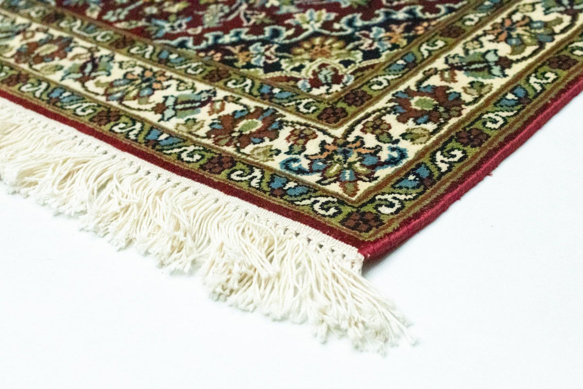 Silketæppe - Kashmir Silk - 95 x 63 cm - rød