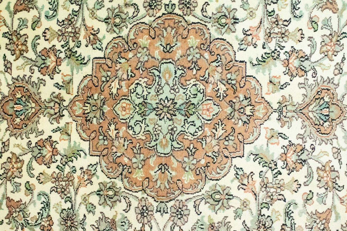 Silketæppe - Kashmir Silk - 183 x 129 cm - beige