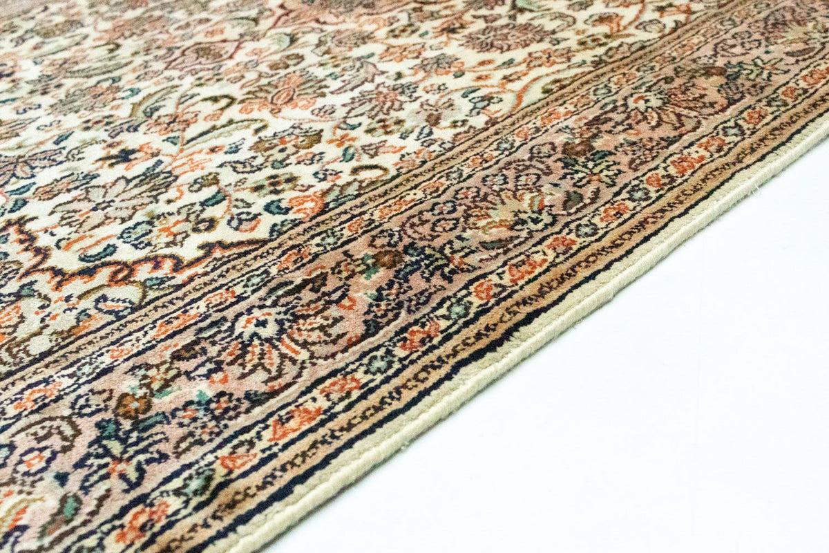 Silketæppe - Kashmir Silk - 124 x 78 cm - beige