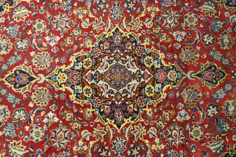 Persisk tæppe - Keshan - 214 x 144 cm - rød