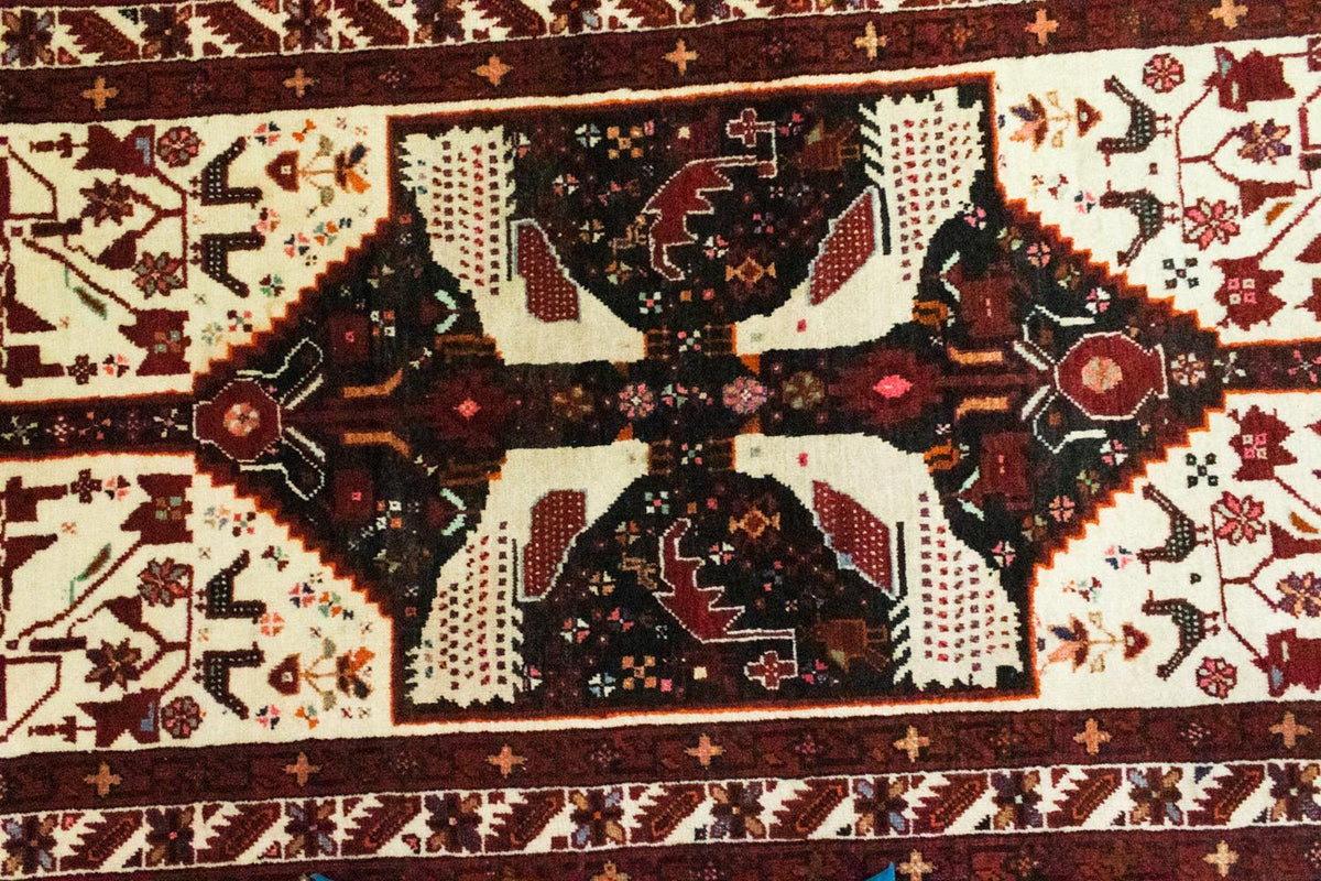 Løber Baluch-tæppe - 183 x 95 cm - beige