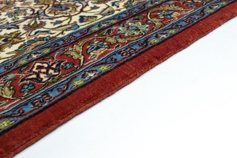 Løber Persisk tæppe - Isfahan - Premium - 364 x 90 cm - beige