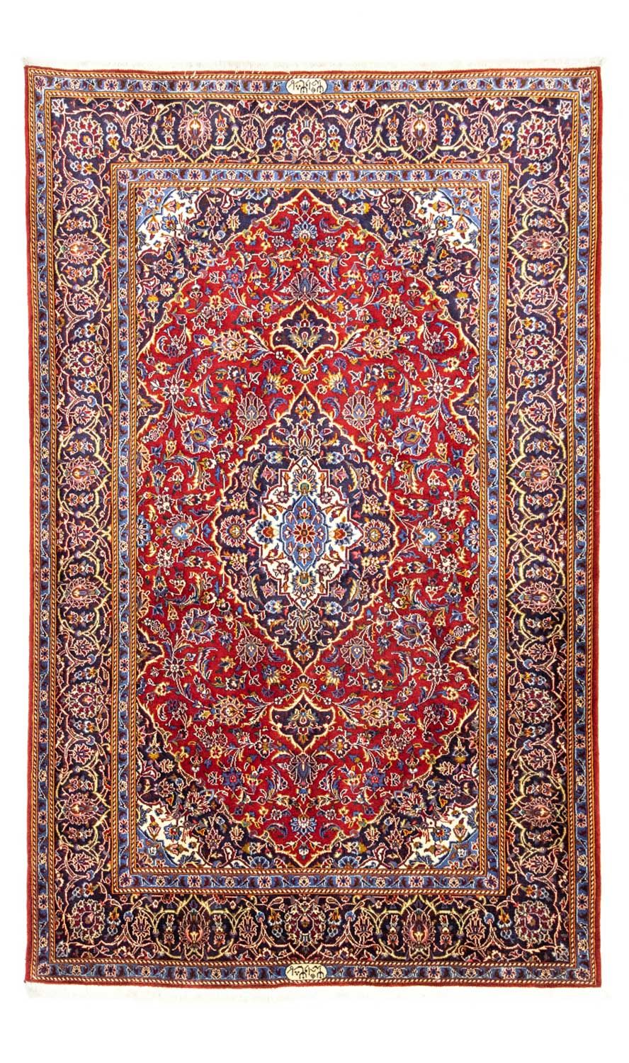 Persisk tæppe - Keshan - 222 x 140 cm - rød