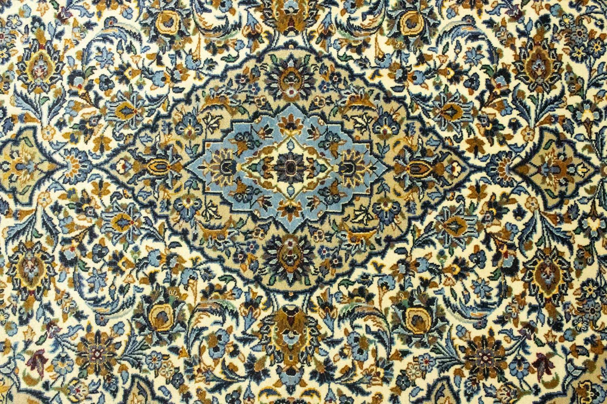 Persisk tæppe - Keshan - 210 x 143 cm - beige