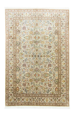 Silketæppe - Kashmir Silk - 274 x 184 cm - beige