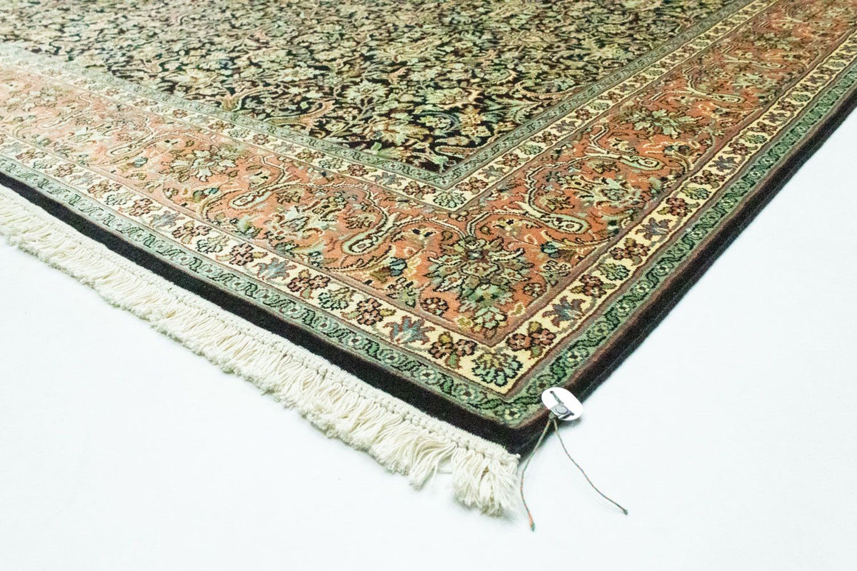 Silketæppe - Kashmir Silk - 315 x 214 cm - blå