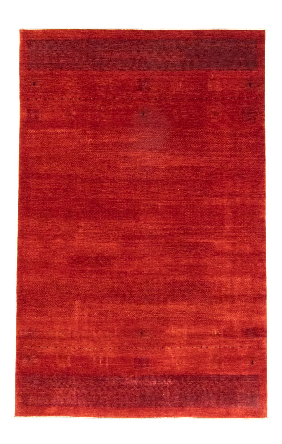 Gabbeh Tæppe - Loribaft Persisk - 293 x 189 cm - rød