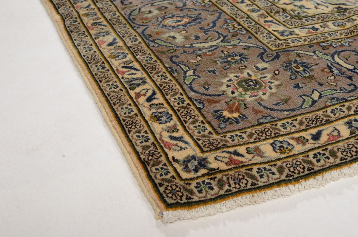 Persisk tæppe - Keshan - 341 x 237 cm - beige