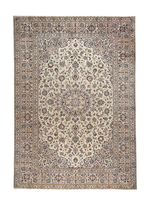 Persisk tæppe - Keshan - 338 x 240 cm - beige