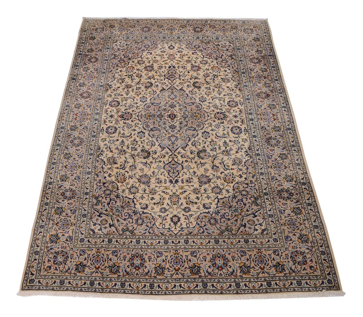 Persisk tæppe - Keshan - 362 x 252 cm - beige