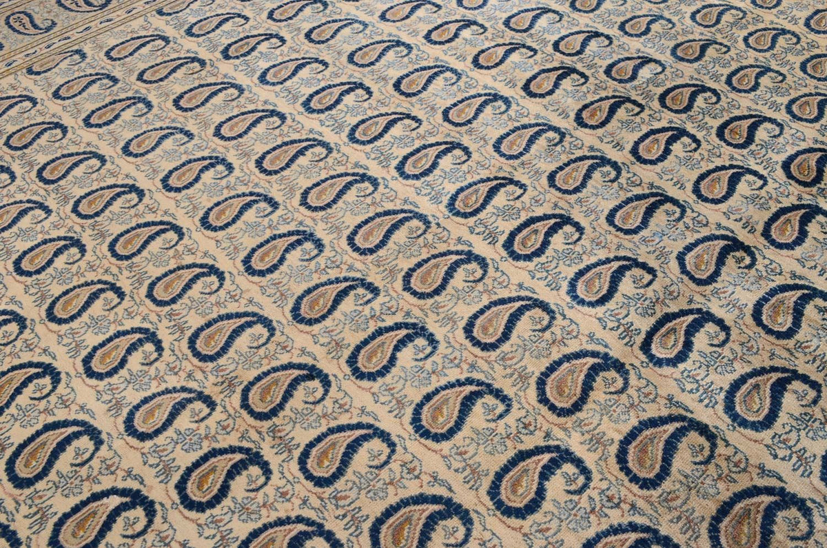 Persisk tæppe - Keshan - 366 x 268 cm - beige