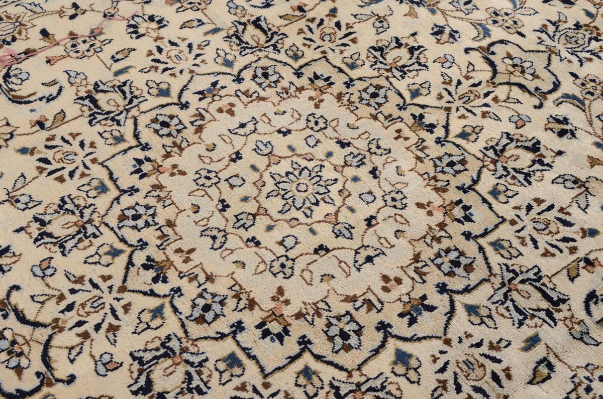 Persisk tæppe - Keshan - 343 x 242 cm - beige