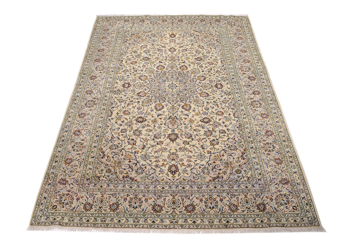Persisk tæppe - Keshan - 361 x 247 cm - beige