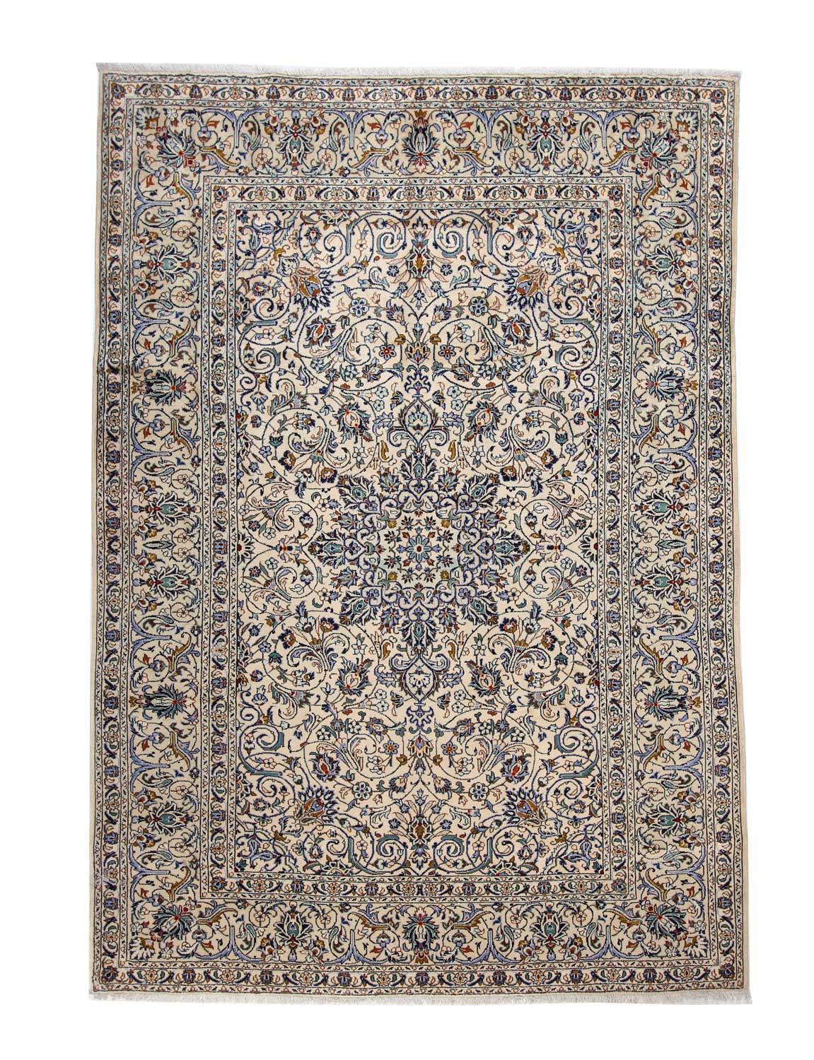 Persisk tæppe - Keshan - 323 x 231 cm - beige