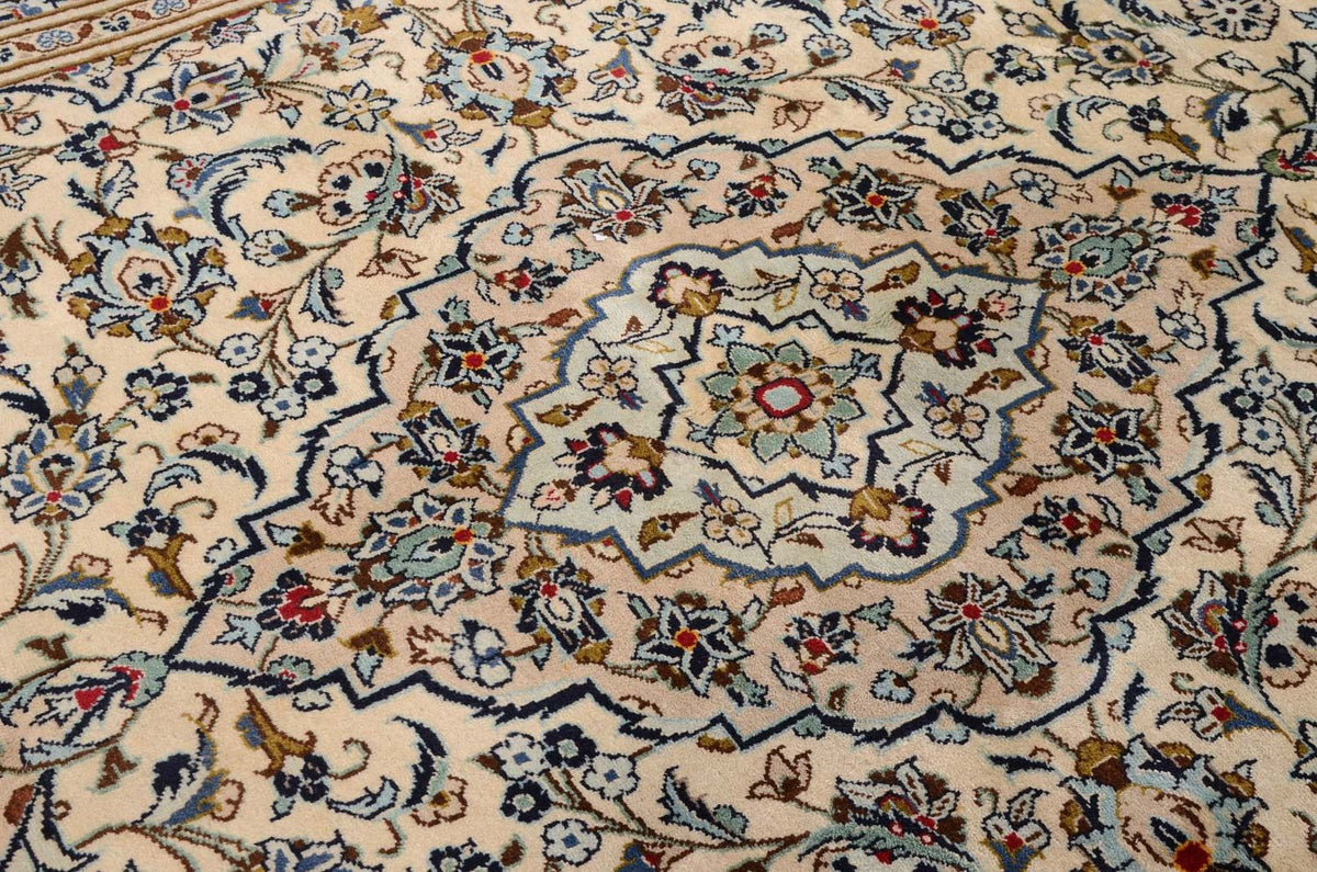 Persisk tæppe - Keshan - 314 x 192 cm - beige