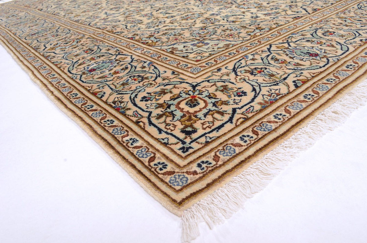 Persisk tæppe - Keshan - 314 x 192 cm - beige
