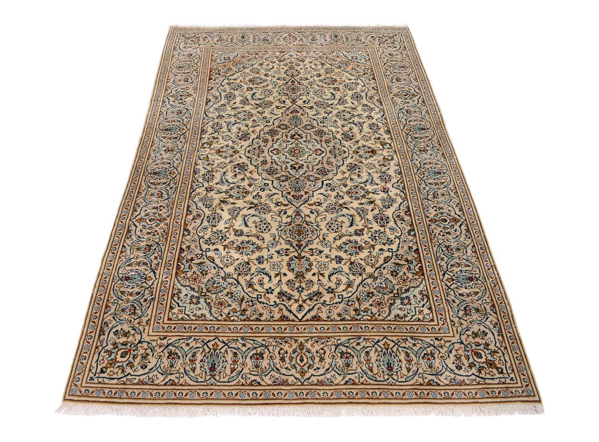 Persisk tæppe - Keshan - 314 x 192 cm - beige