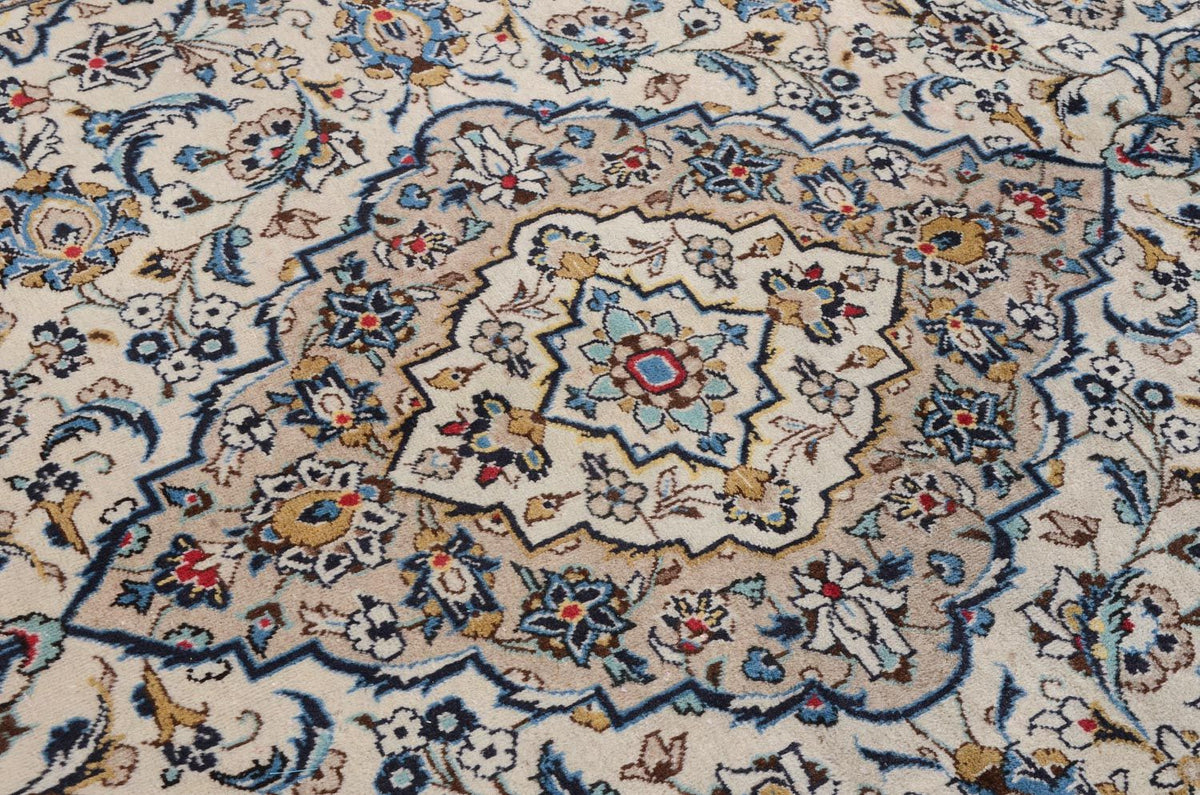 Persisk tæppe - Keshan - 300 x 198 cm - beige