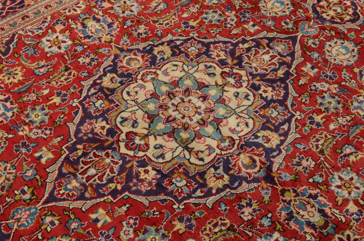 Persisk tæppe - Keshan - 315 x 197 cm - rød