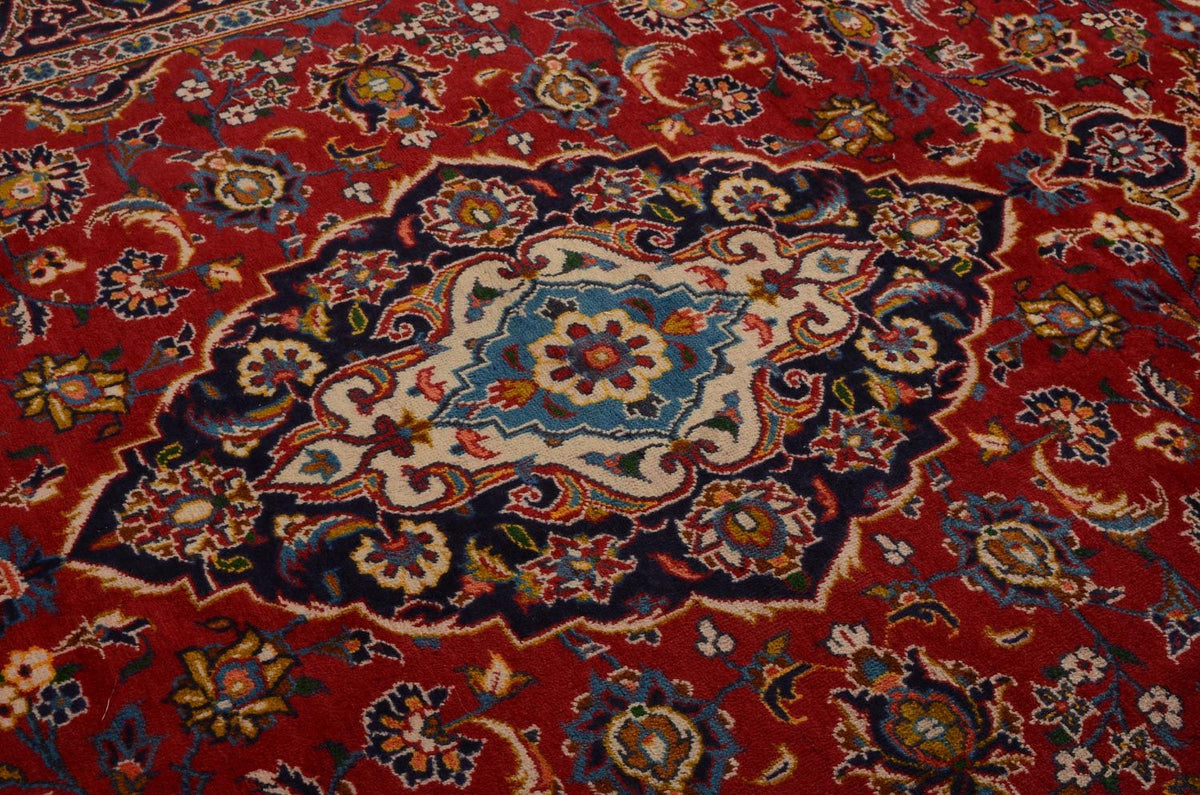 Persisk tæppe - Keshan - 261 x 180 cm - rød