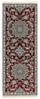 Løber Persisk tæppe - Nain - Royal - 203 x 81 cm - mørkerød