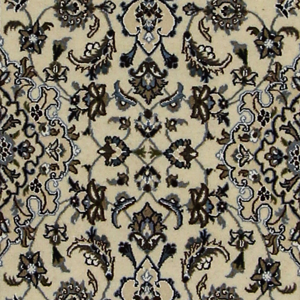 Løber Persisk tæppe - Nain - Royal - 199 x 62 cm - beige