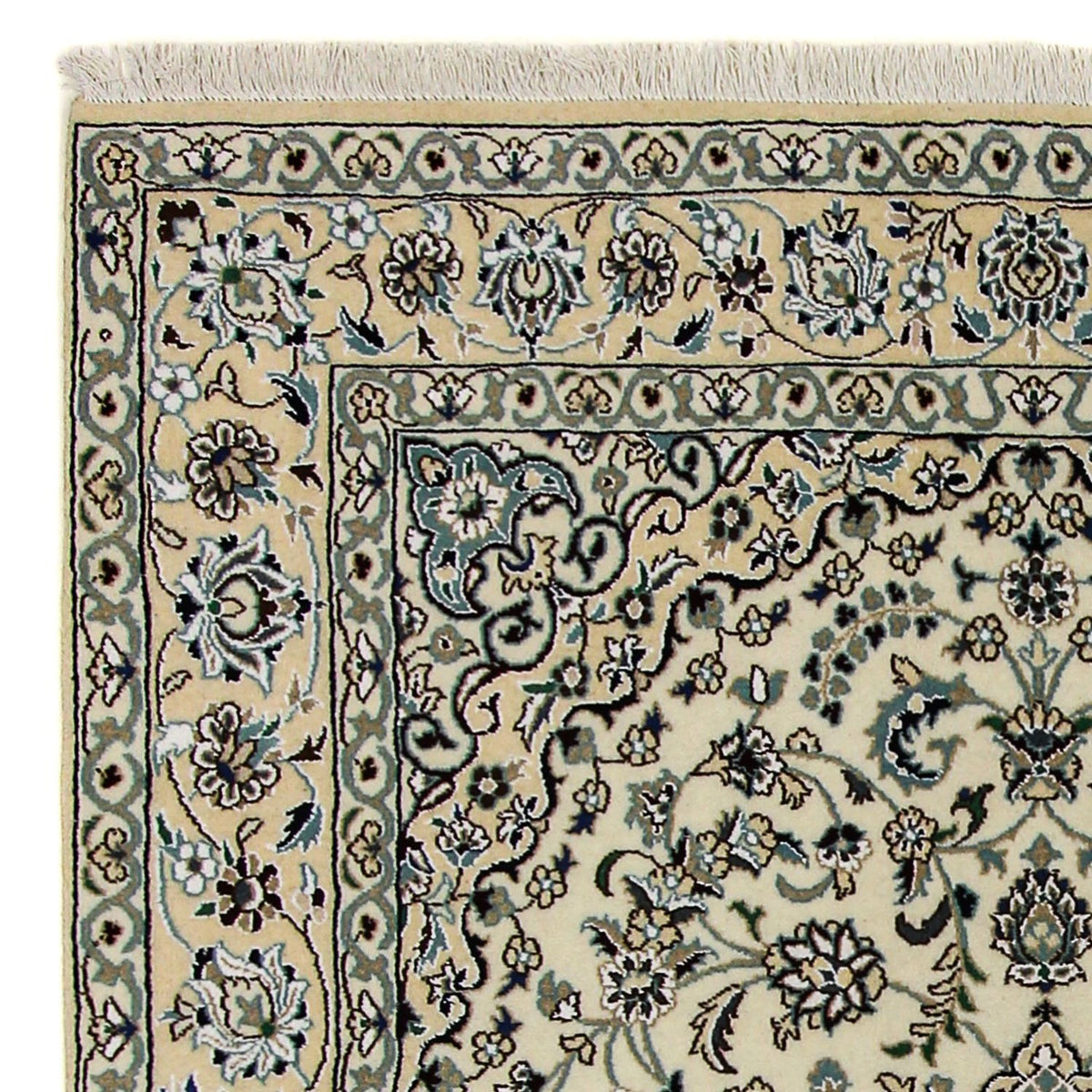 Persisk tæppe - Nain - Royal - 246 x 154 cm - beige