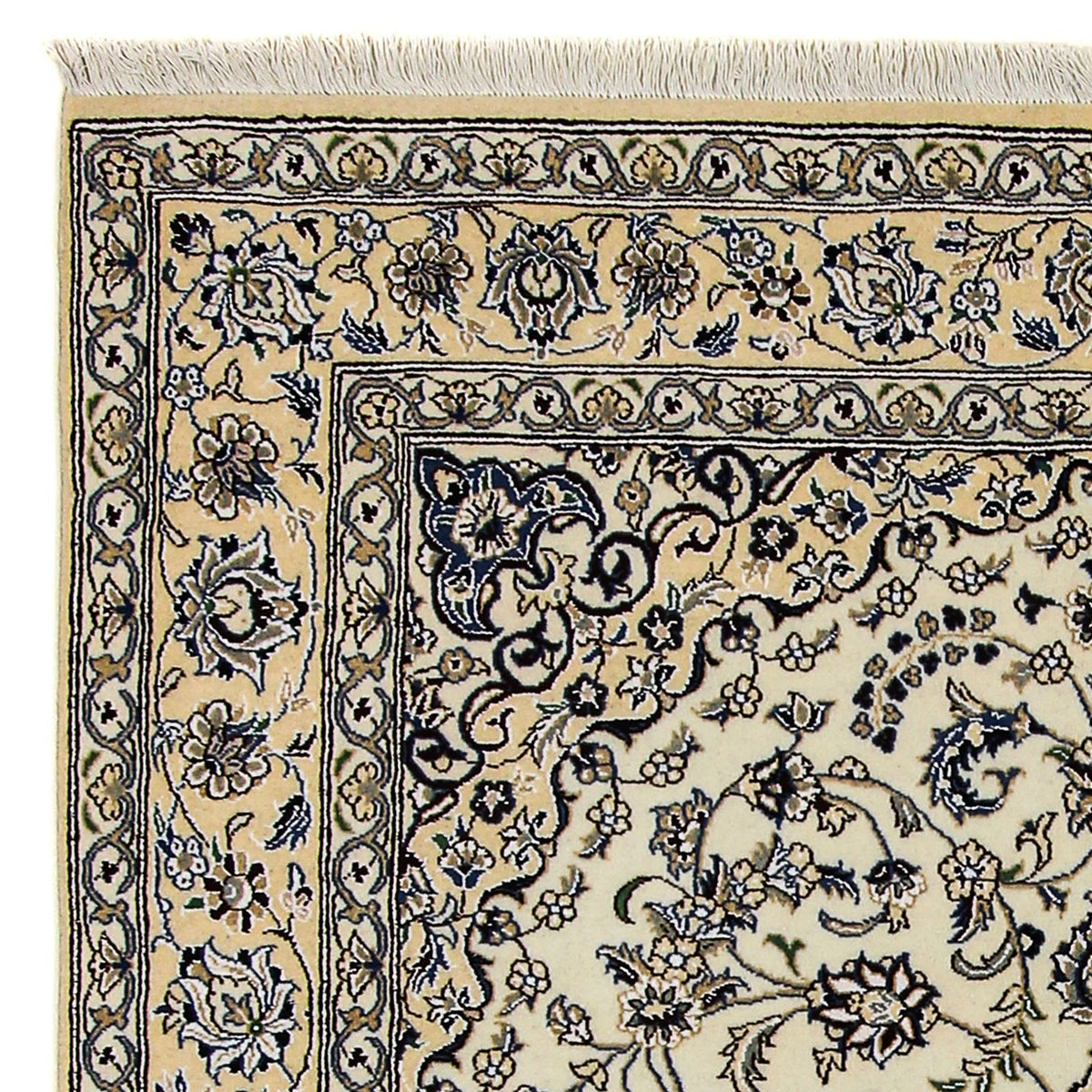 Persisk tæppe - Nain - Royal - 246 x 158 cm - beige