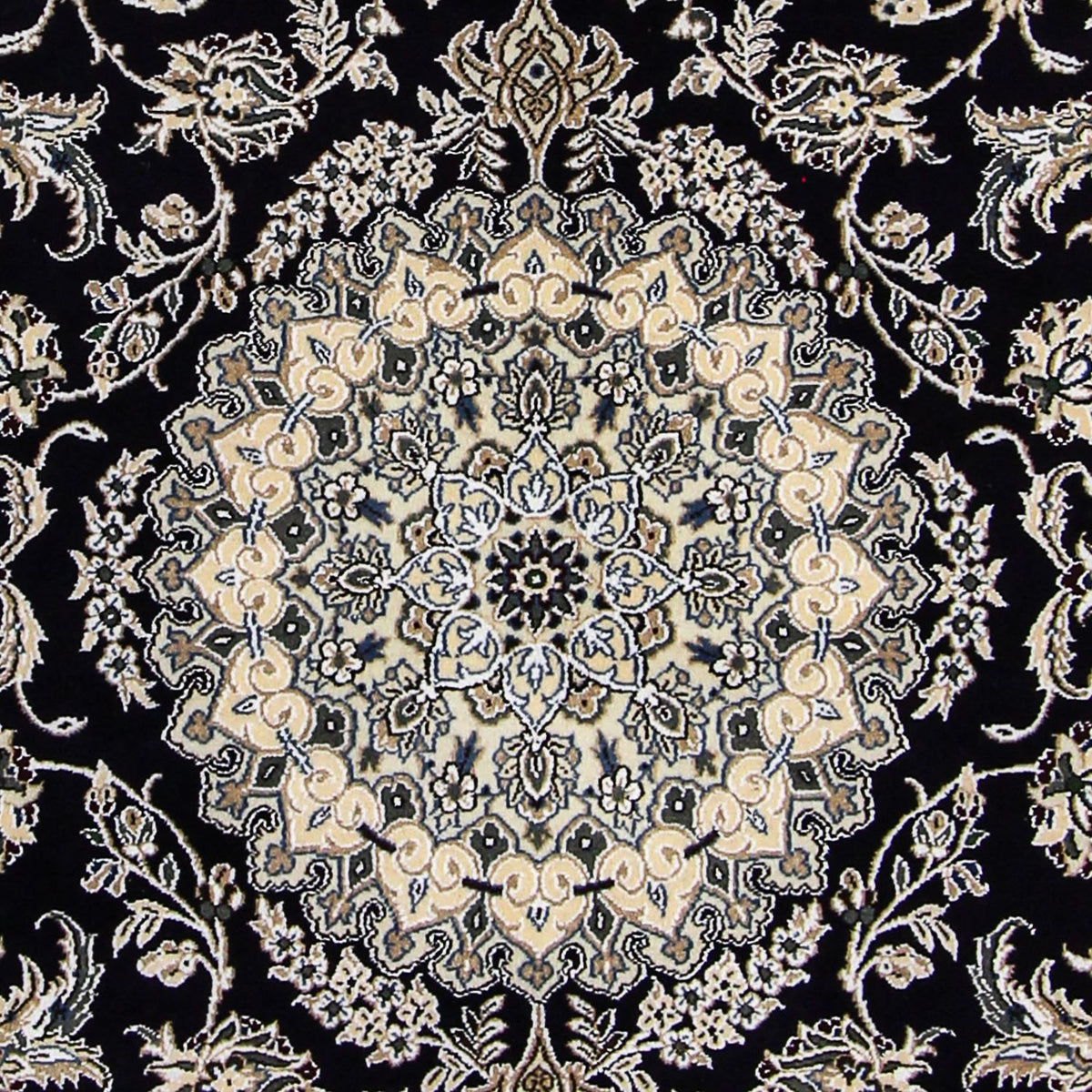 Persisk tæppe - Nain - Royal - 246 x 154 cm - mørkeblå