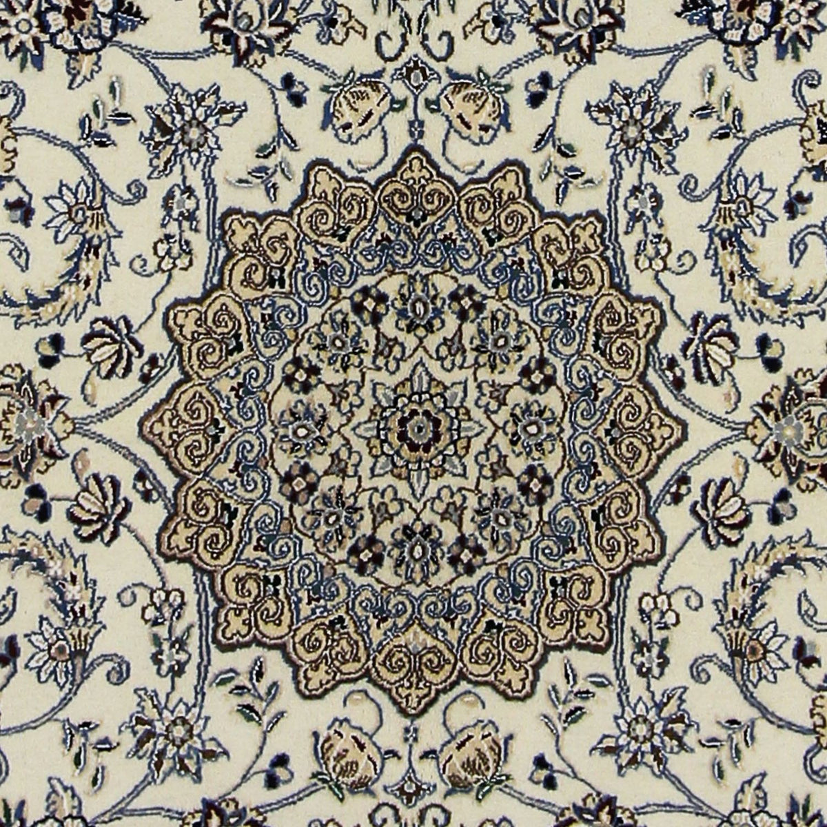 Persisk tæppe - Nain - Royal - 211 x 133 cm - beige