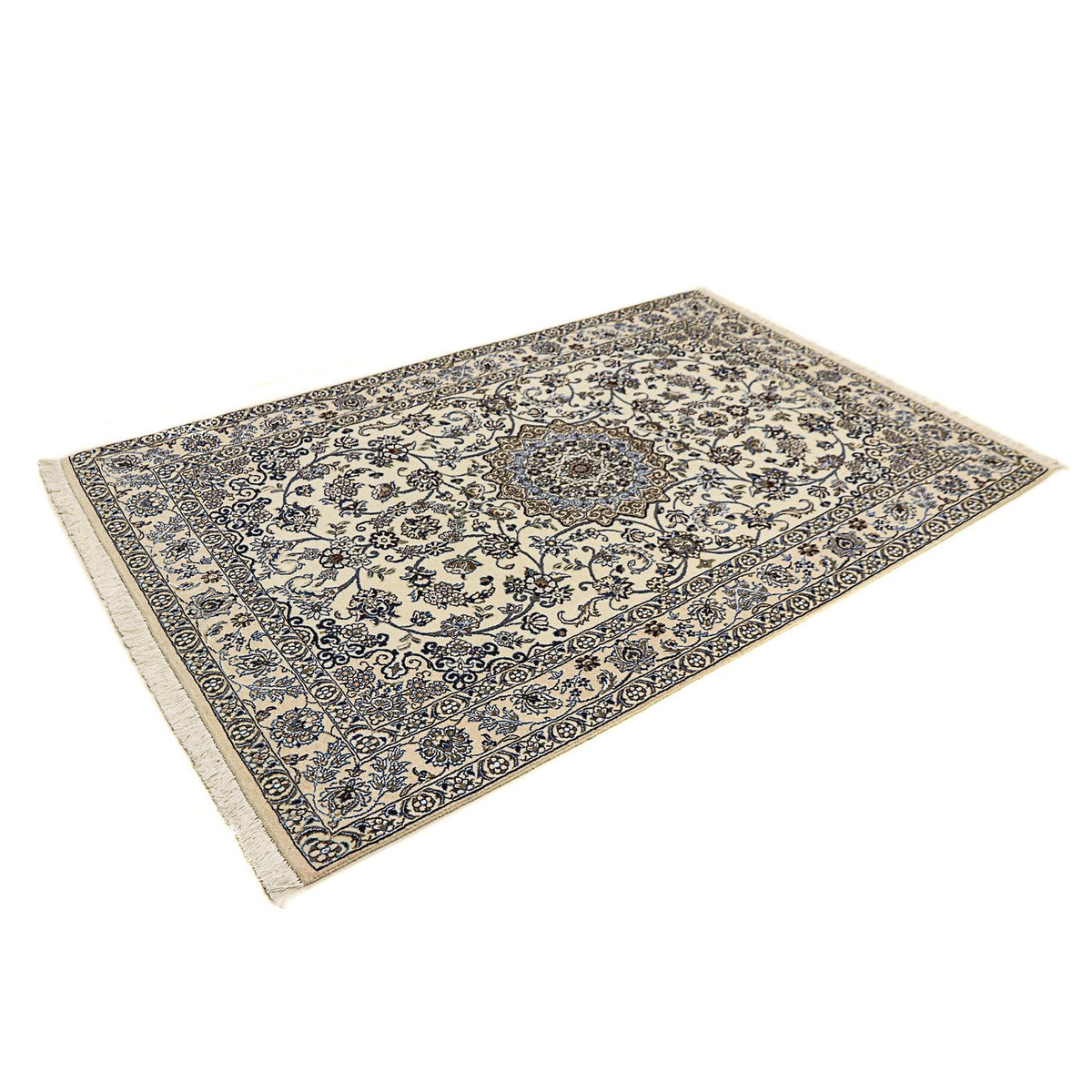 Persisk tæppe - Nain - Royal - 206 x 130 cm - beige