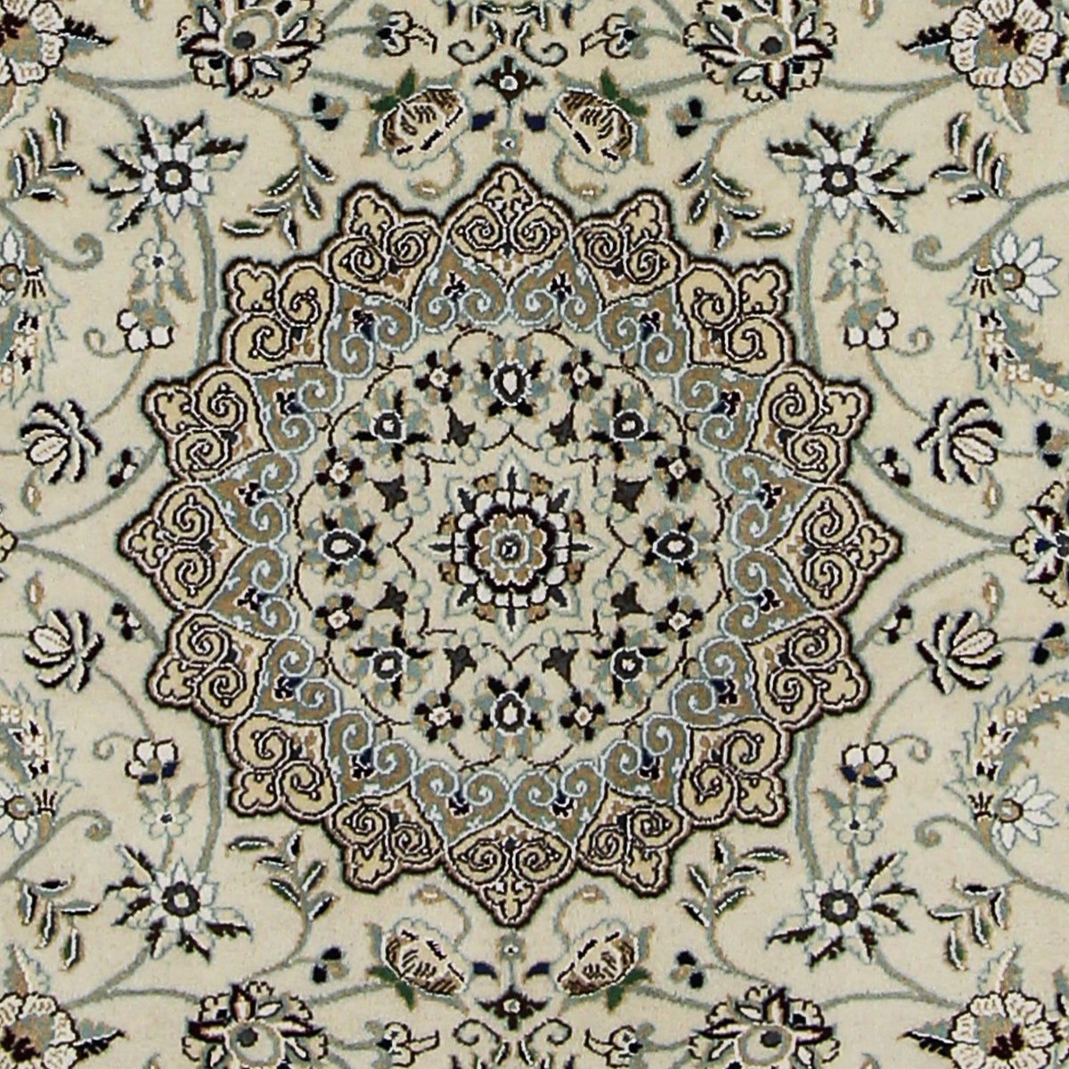 Persisk tæppe - Nain - Royal - 205 x 147 cm - beige