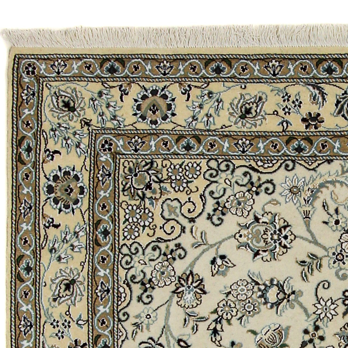 Persisk tæppe - Nain - Royal - 205 x 147 cm - beige