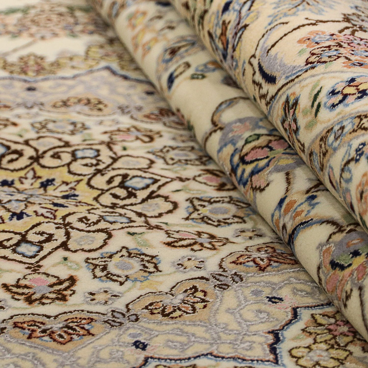 Persisk tæppe - Nain - Royal - 352 x 254 cm - beige