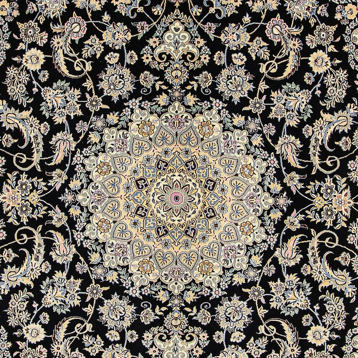 Persisk tæppe - Nain - Royal - 350 x 254 cm - mørkeblå
