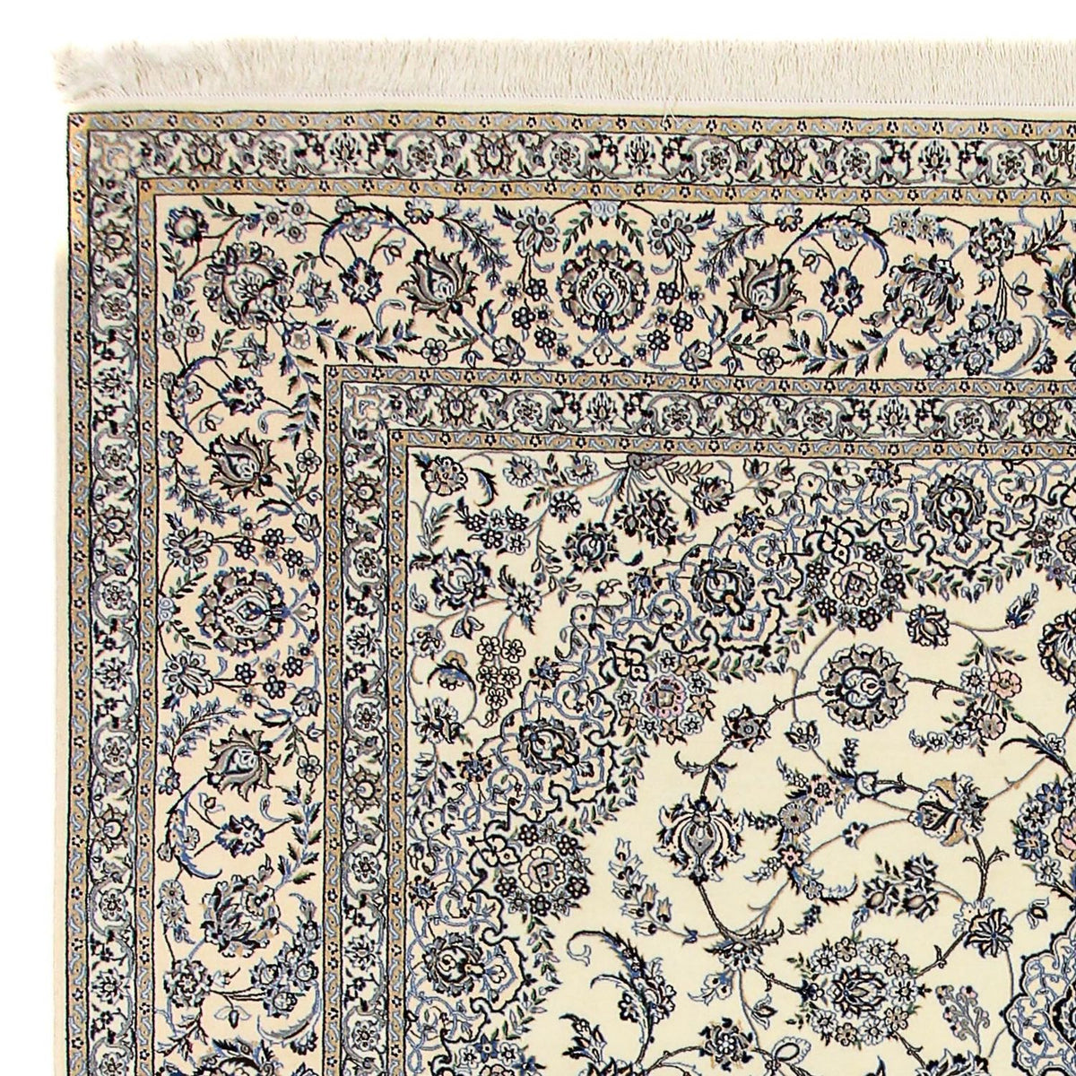 Persisk tæppe - Nain - Premium - 350 x 255 cm - beige