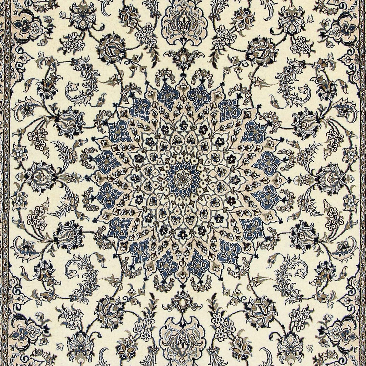 Persisk tæppe - Nain - 354 x 245 cm - beige