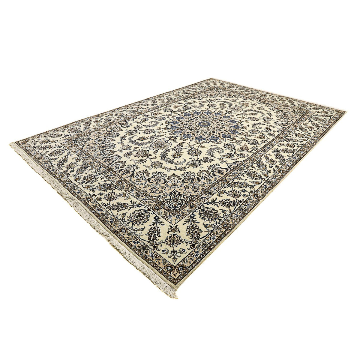 Persisk tæppe - Nain - 354 x 245 cm - beige