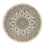 Persisk tæppe - Nain - Royal rundt - 200 x 200 cm - beige