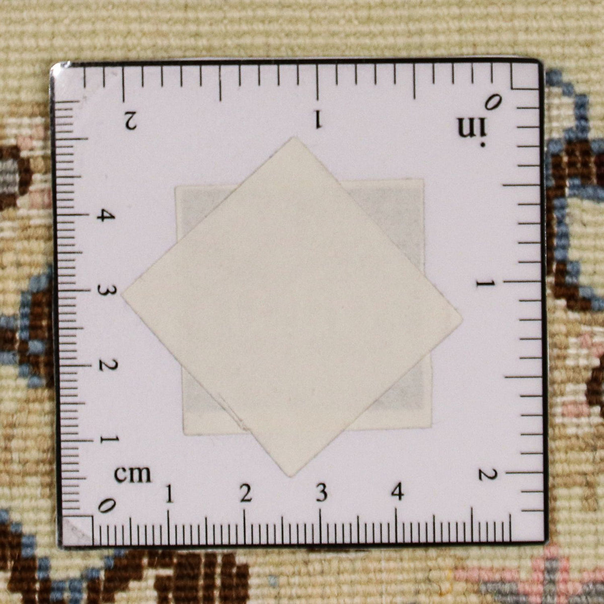 Persisk tæppe - Nain - Royal rundt - 200 x 200 cm - beige