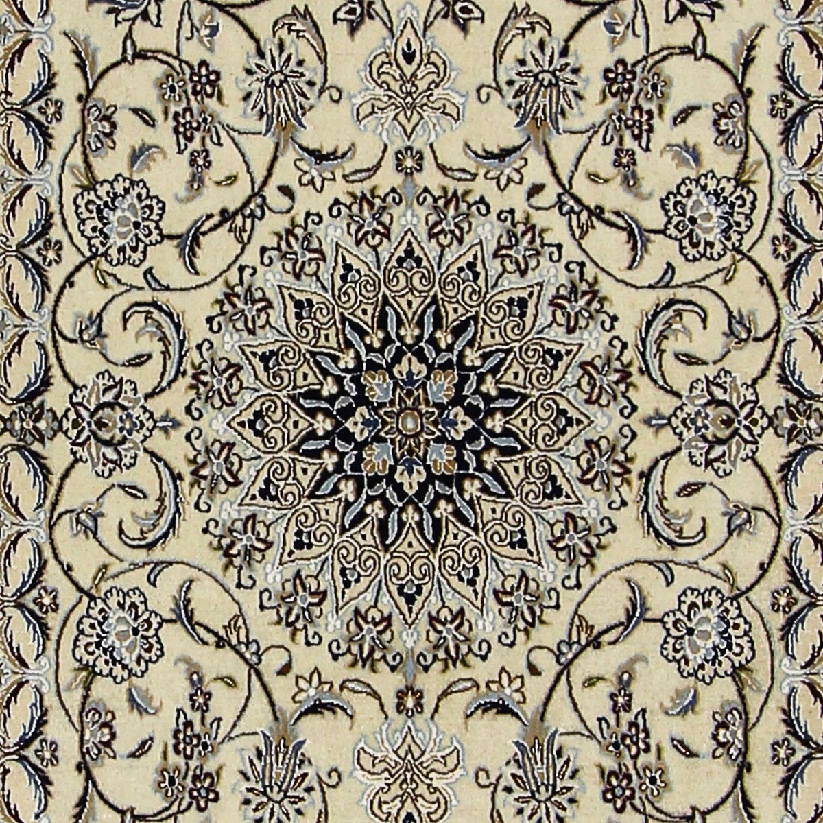 Persisk tæppe - Nain - Premium - 156 x 102 cm - beige