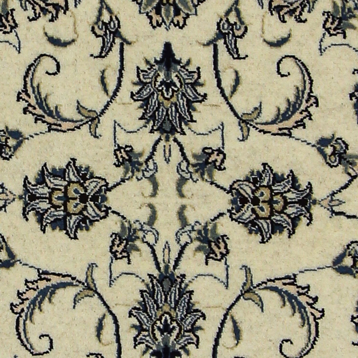 Løber Persisk tæppe - Nain - 253 x 80 cm - beige