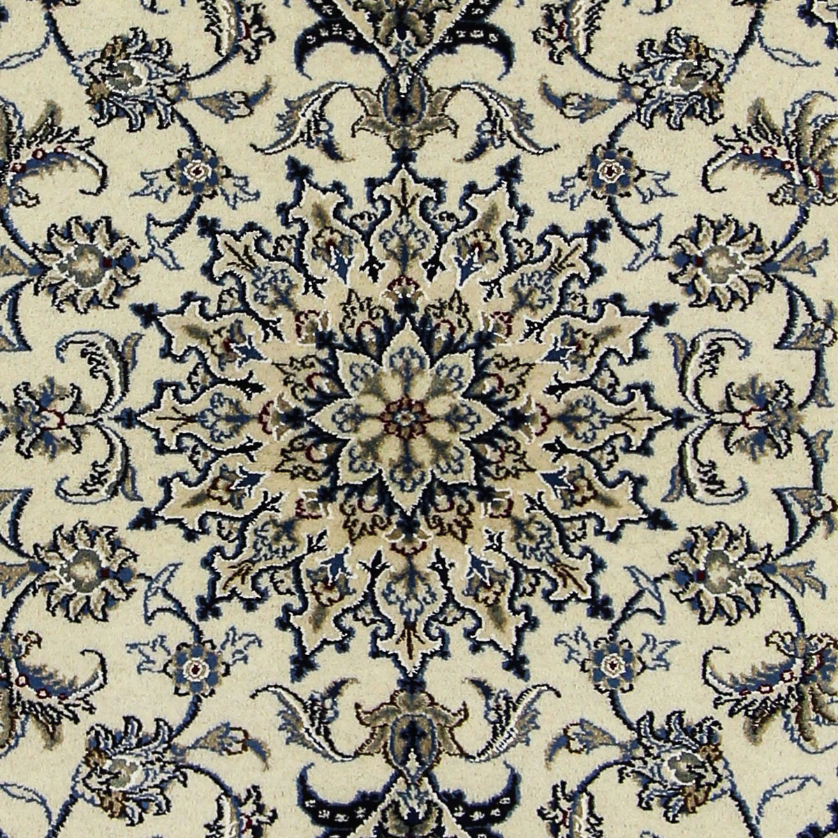 Persisk tæppe - Nain - 201 x 125 cm - beige
