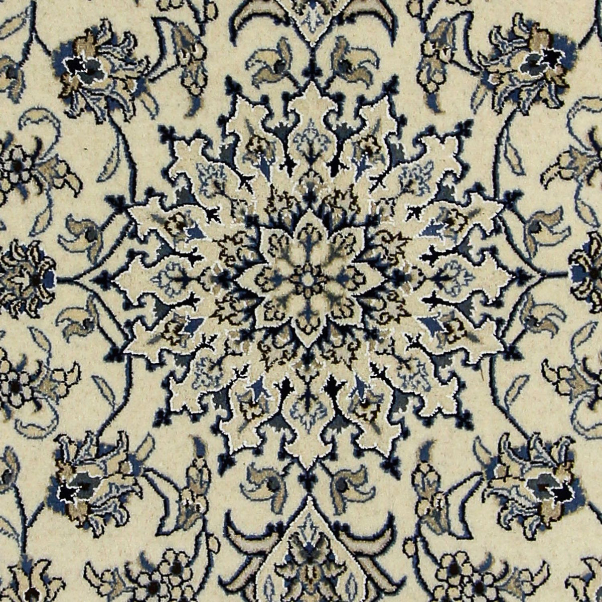 Persisk tæppe - Nain - 200 x 145 cm - beige