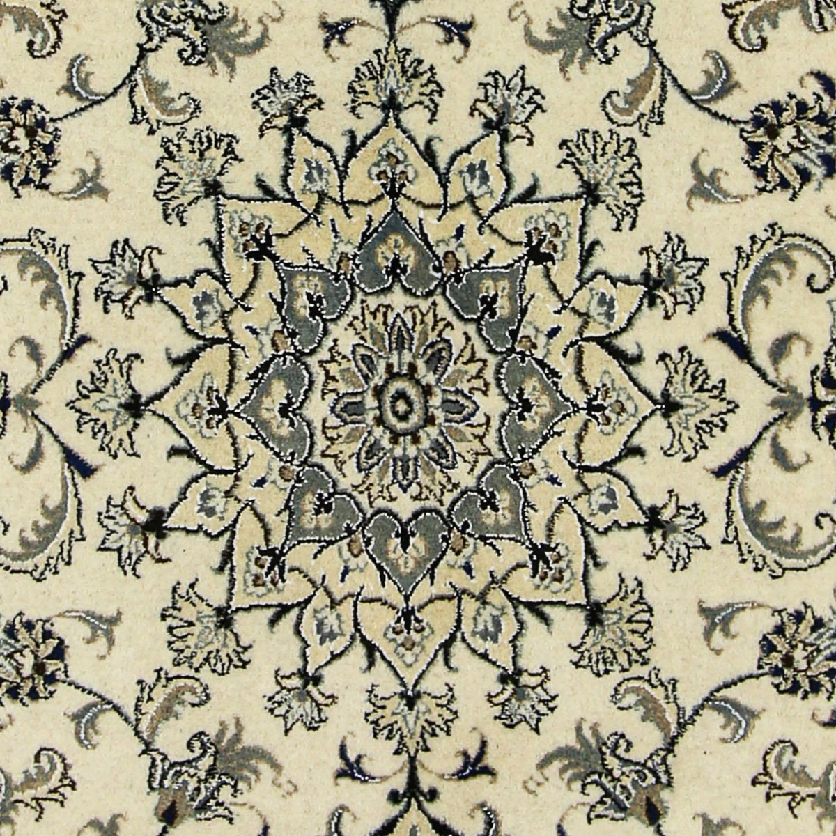Persisk tæppe - Nain - 230 x 165 cm - beige