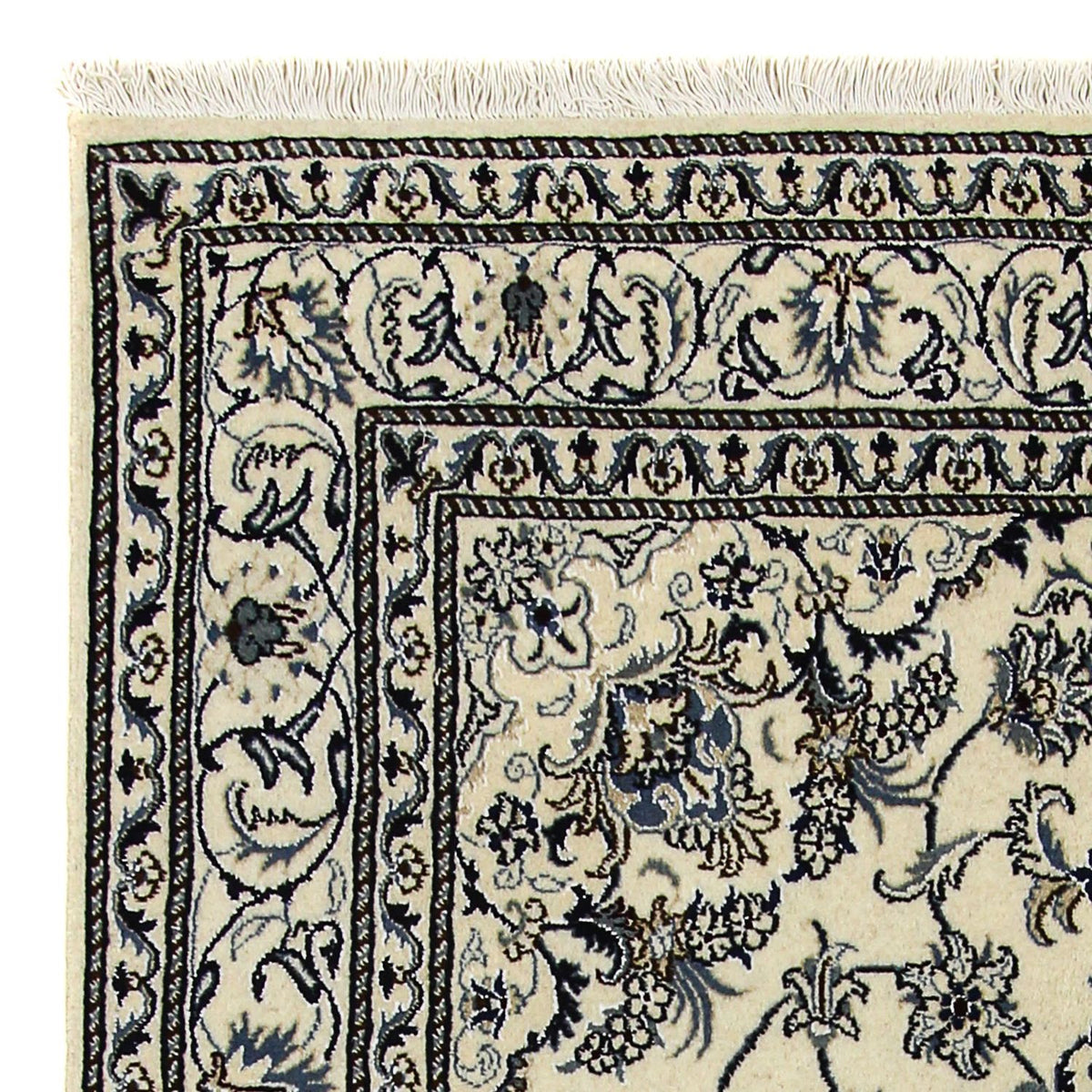 Persisk tæppe - Nain - 235 x 165 cm - beige