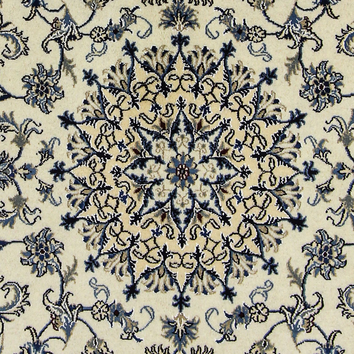 Persisk tæppe - Nain - 238 x 168 cm - beige
